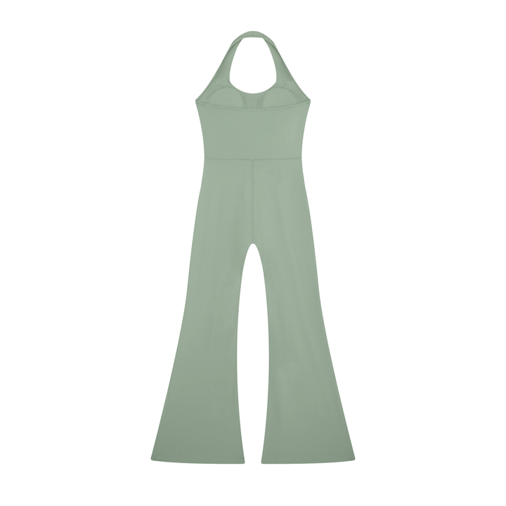 Women’s one piece Halter Flared Jumpsuit