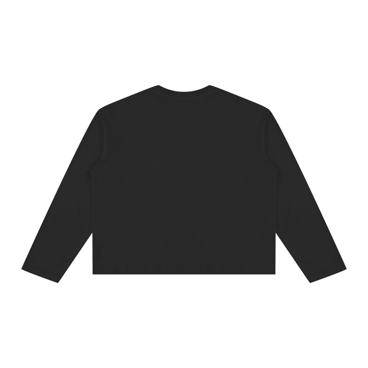 women t shirt Vintage Wash Long Sleeve Boxy T-Shirt