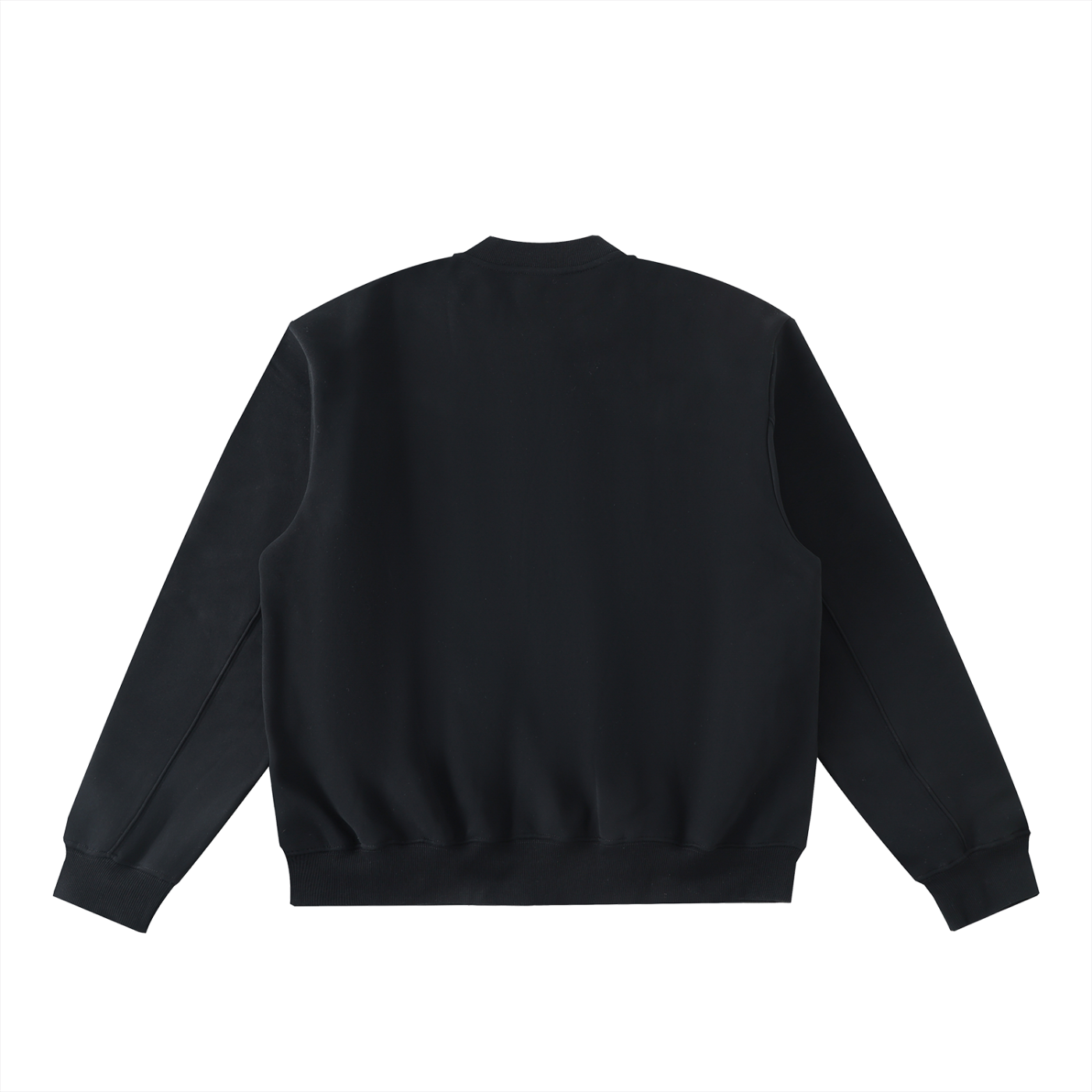 men brand Essential Zip-Up Fleeced Varsity Jacket