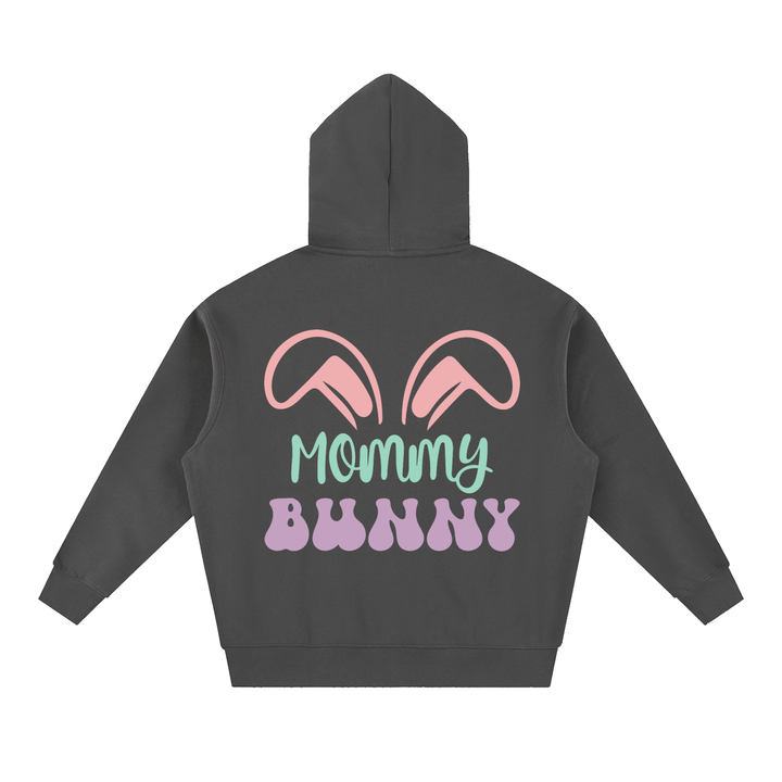 MOM LOVER Essential Oversized Boxy Fit Fleece Hoodie