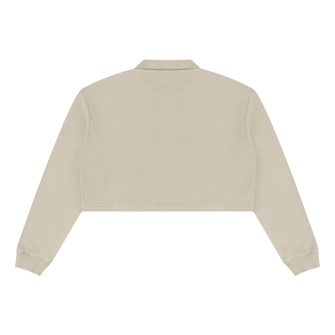 Women’ HODDIES Vintage Wash Crop Sweatshirt