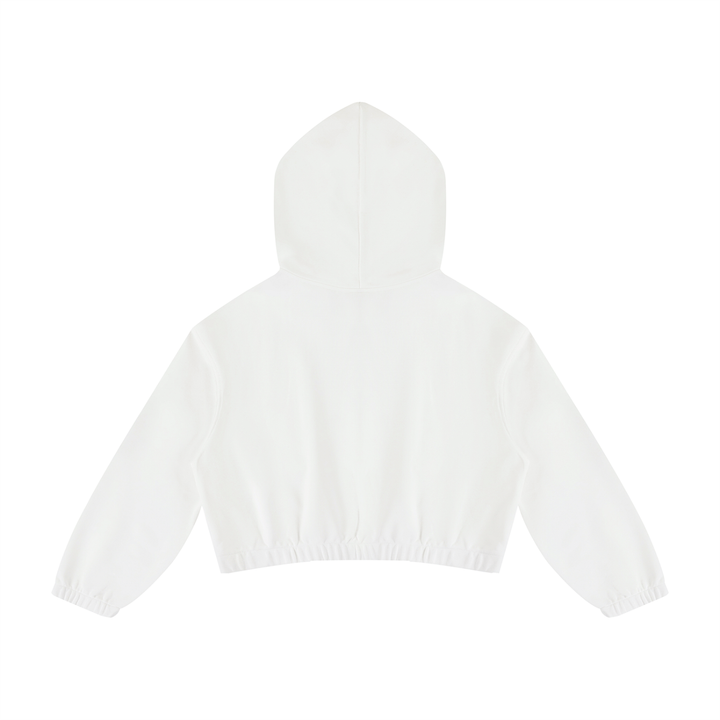 Women HODDIES  Boxy Quarter-Zip Hoodie
