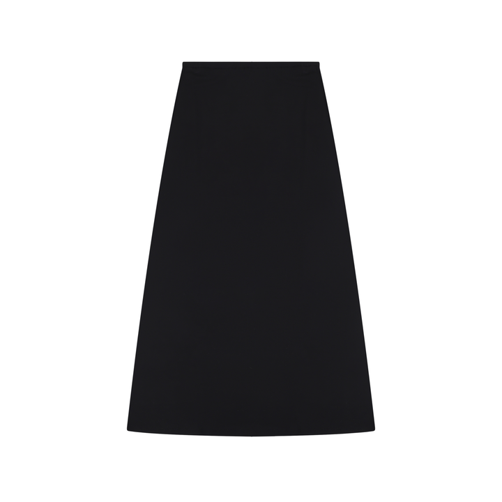 Women SKIRT Solid Color Knit Maxi Skirt