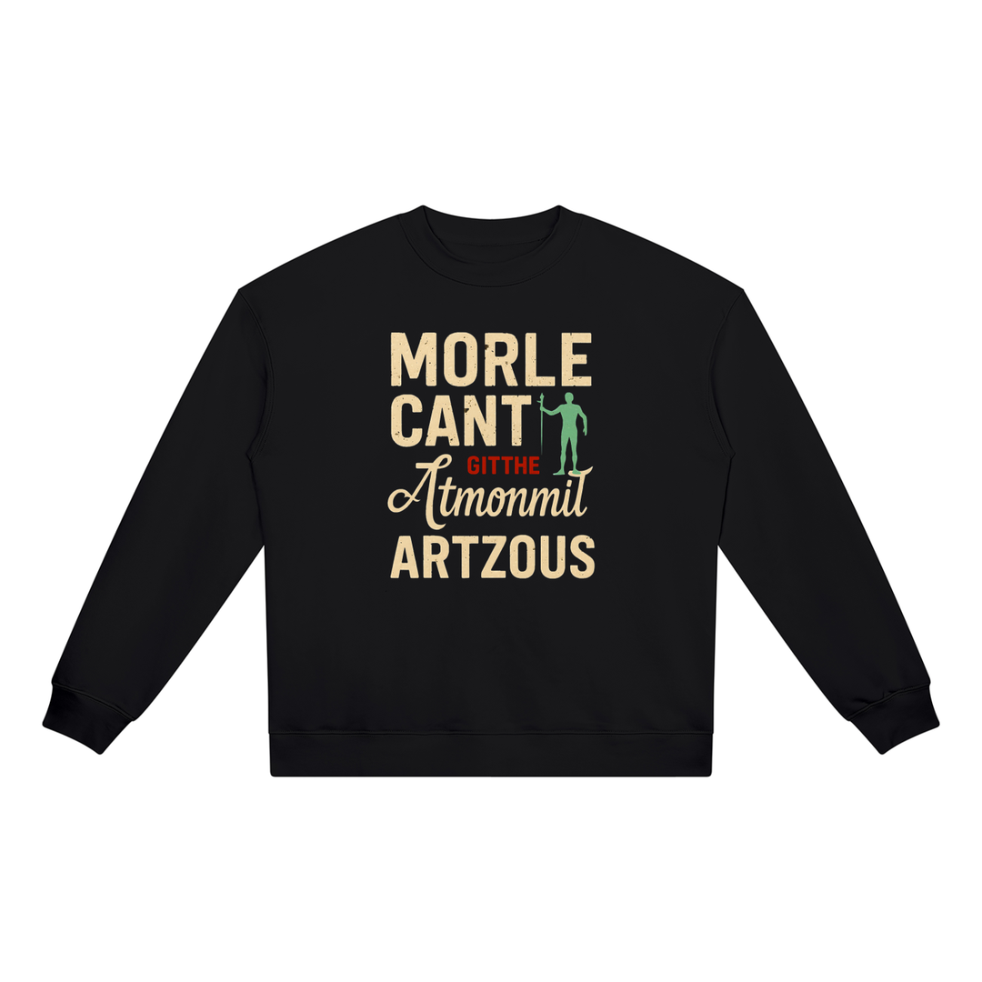 men graphic  Heavyweight Crewneck Sweatshirt