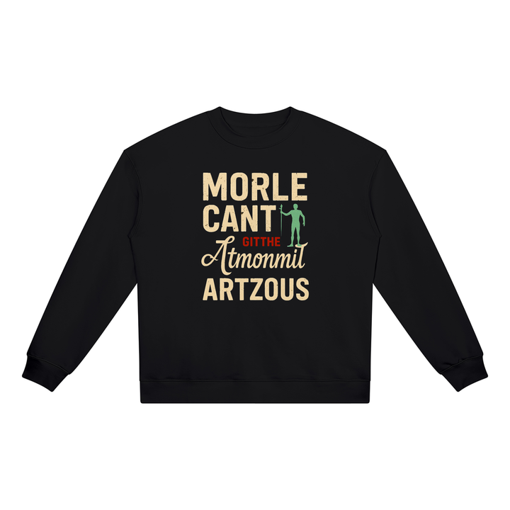 men graphic  Heavyweight Crewneck Sweatshirt
