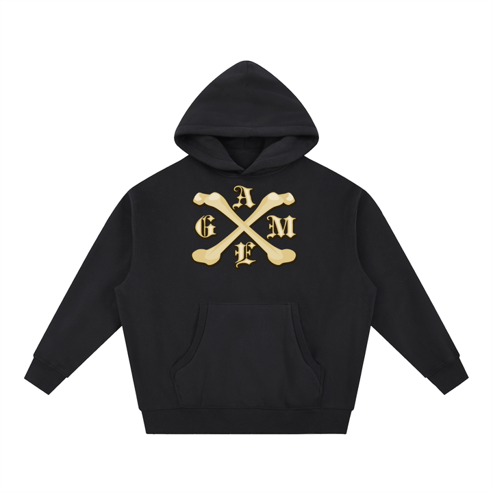 MEN GRAPHIC Oversized Boxy Fit Fleece Hoodie