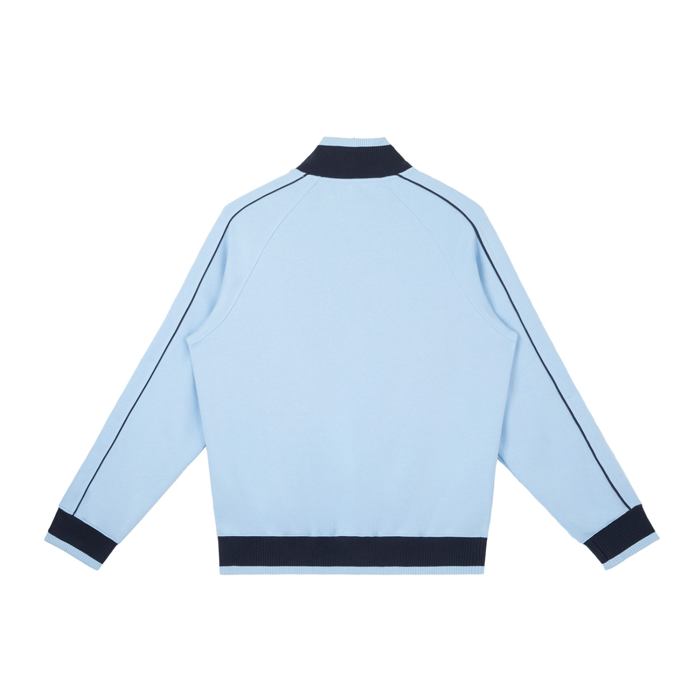 men brand Color Block Raglan Sleeve Zip Track Jacket