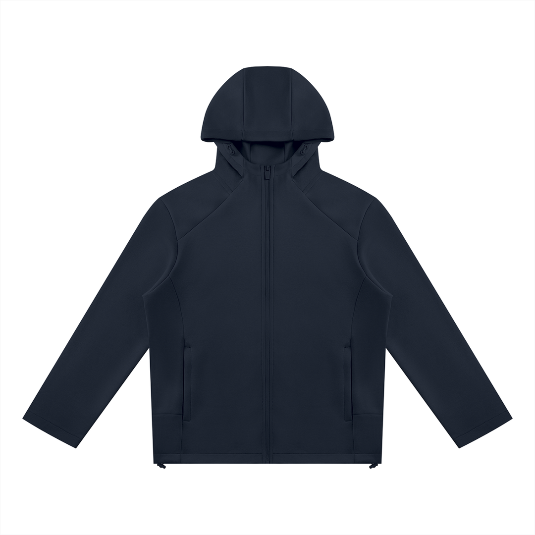 women hoddies Paneled Full Zip Hoodie