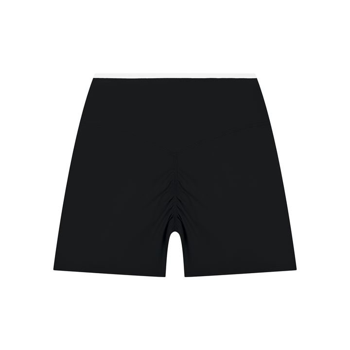 Women’s gym wear High Rise Color Block Yoga Shorts