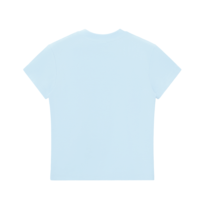 WOMEN GRAPHICS Essential Bodycon Crewneck T-Shirt