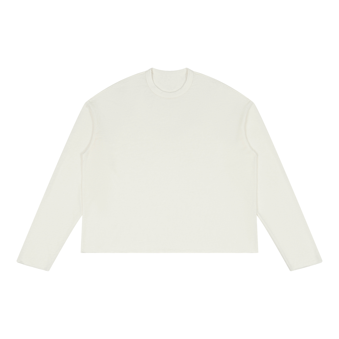 men brand Raw Edge Long Sleeve T-Shirt