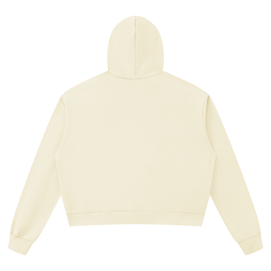 men hoddies Unisex Boxy Raw Edge Hoodie