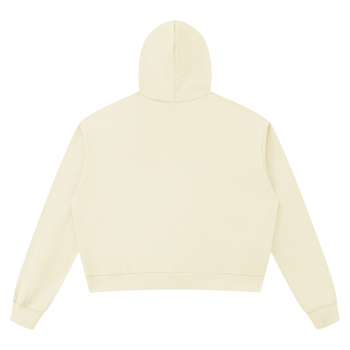 men hoddies Unisex Boxy Raw Edge Hoodie