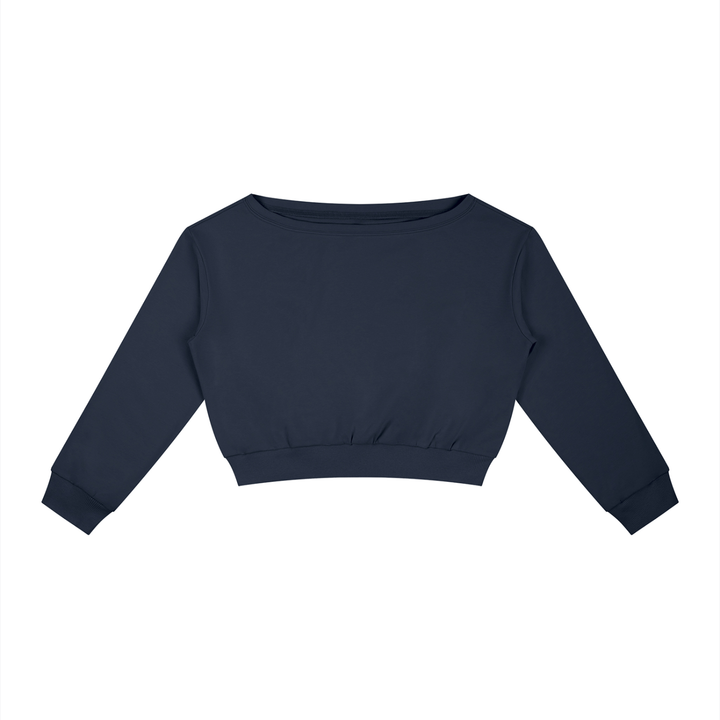 Women HODDIES  Off-Shoulder Sweatshirt