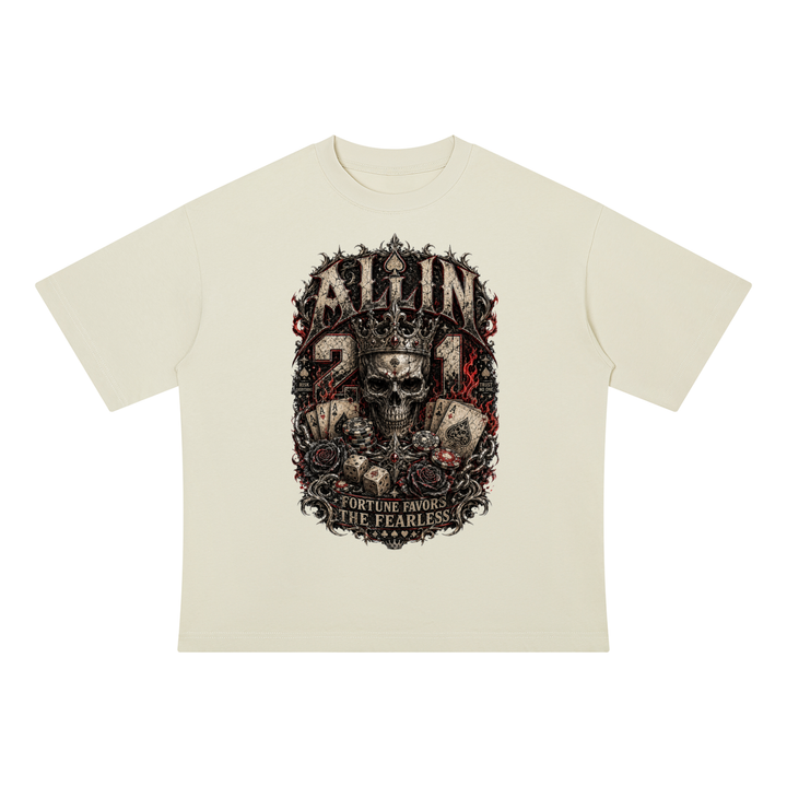 men graphic Unisex Drop Shoulder Cotton T-Shirt