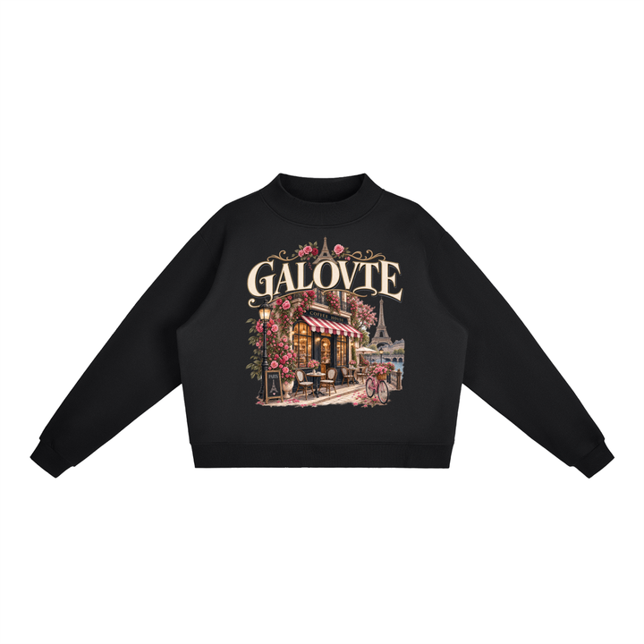 girl gift Essential Fleece Mock-Neck Crew Sweatshirt