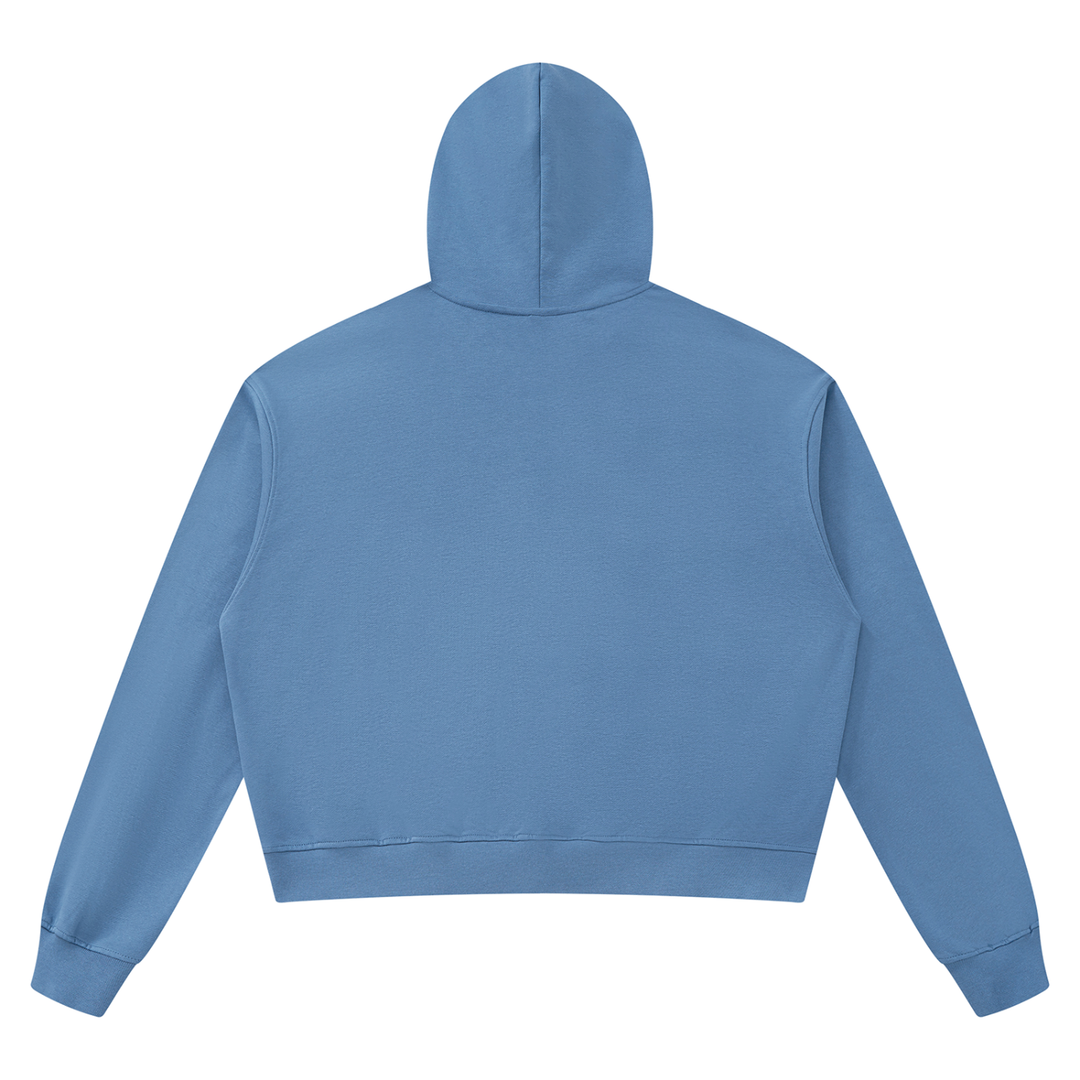 men hoddies Unisex Boxy Raw Edge Hoodie