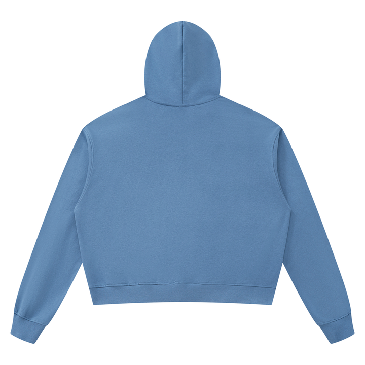 men hoddies Unisex Boxy Raw Edge Hoodie