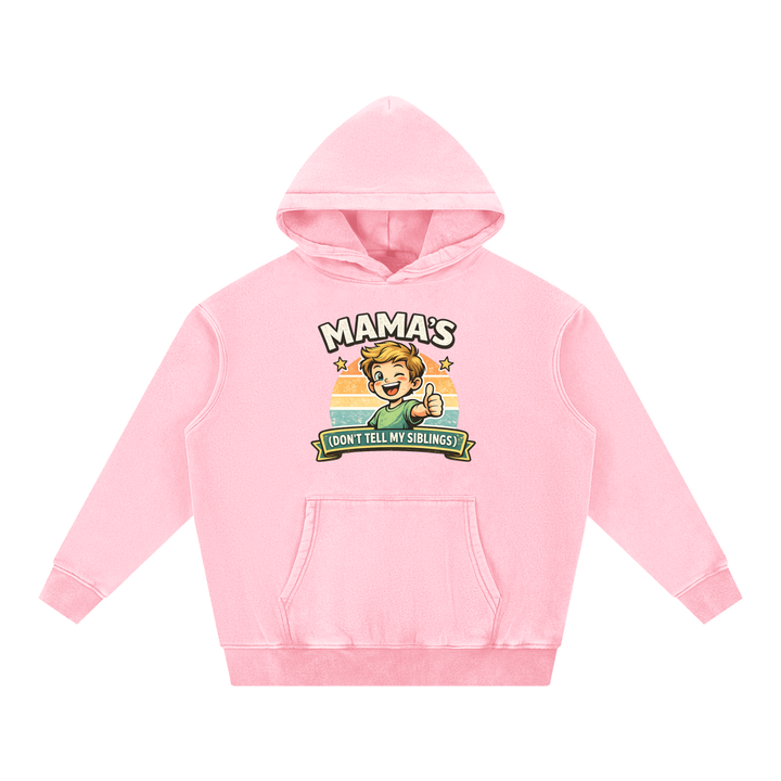 mom lover Snow Wash Fleece Oversize Hoodie