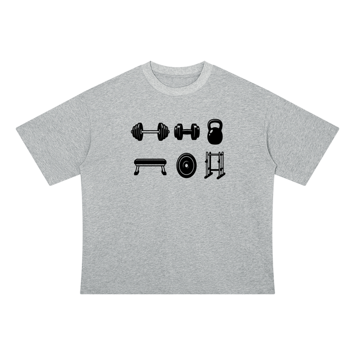 MEN GYM  WEAR Drop Shoulder Cotton T-Shirt