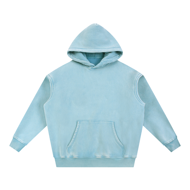 DAD LOVER UNISEX Snow Wash Fleece Oversize Hoodie