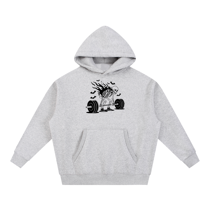 men gym Essential Oversized Boxy Fit Fleece Hoodie