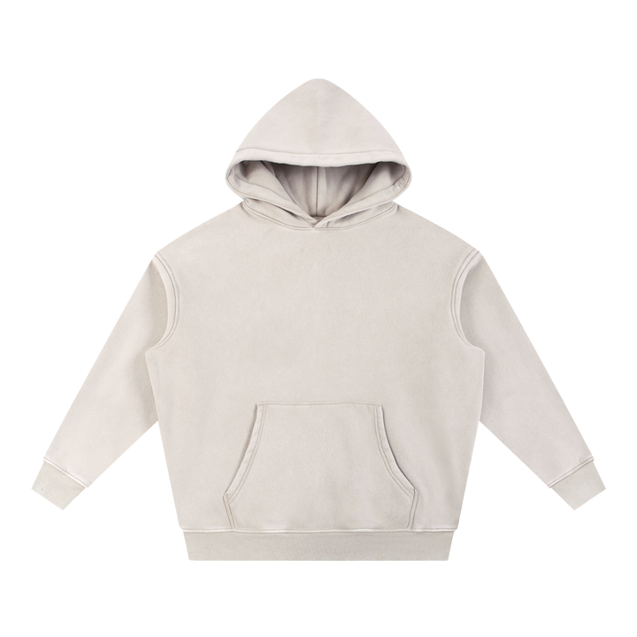 DAD LOVER UNISEX Snow Wash Fleece Oversize Hoodie