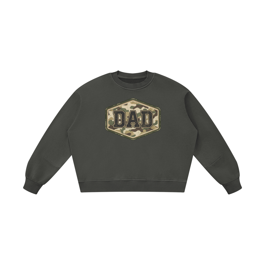 DAD LOVER UNISEX  Boxy Vintage Washed Sweatshirt
