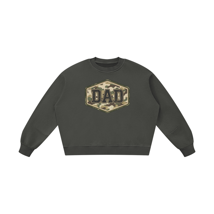 DAD LOVER UNISEX  Boxy Vintage Washed Sweatshirt