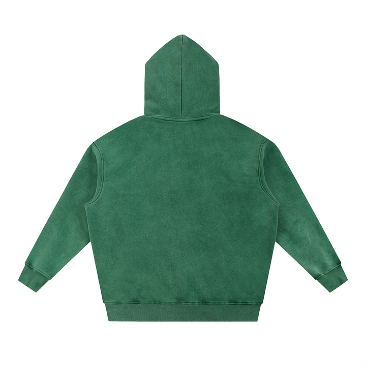 DAD LOVER UNISEX Snow Wash Fleece Oversize Hoodie