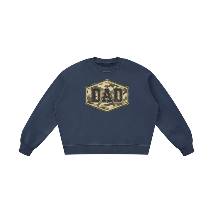 DAD LOVER UNISEX  Boxy Vintage Washed Sweatshirt