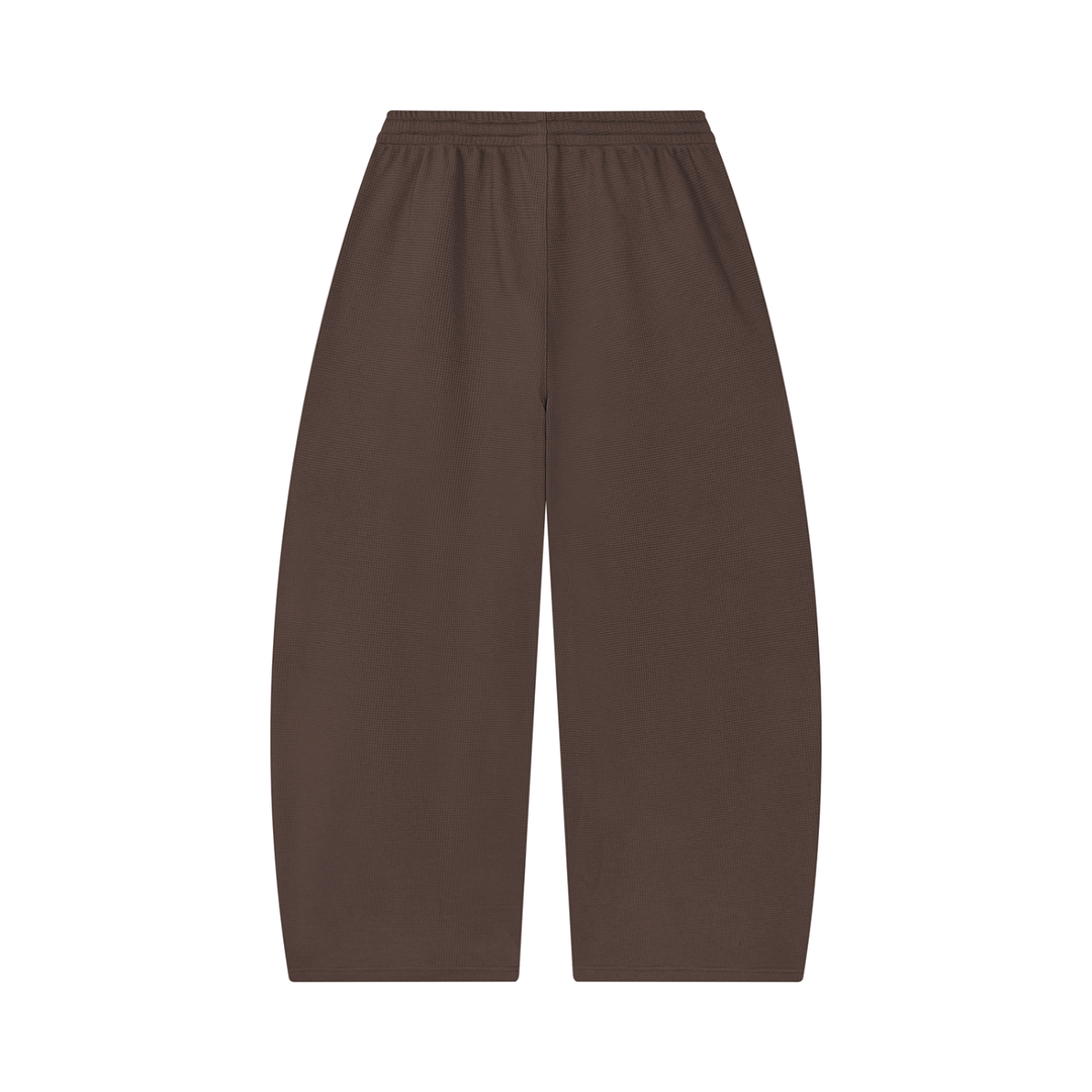 WOMEN PENT Waffle Barrel Leg Pants