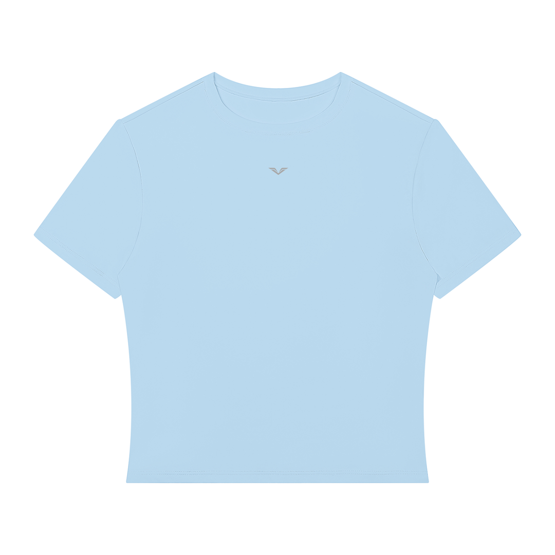 WOMEN T SHIRT Wing Logo Performance Crop Tee