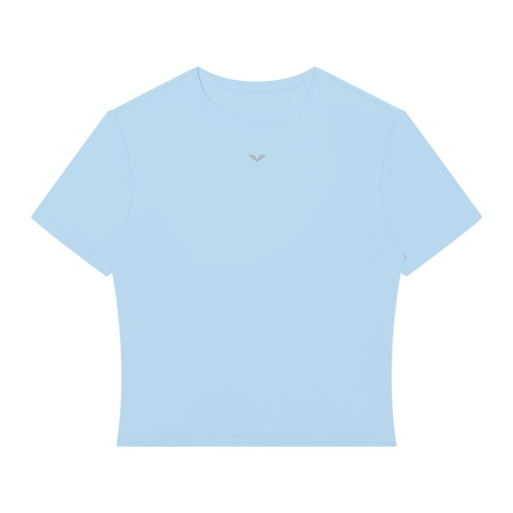 WOMEN T SHIRT Wing Logo Performance Crop Tee