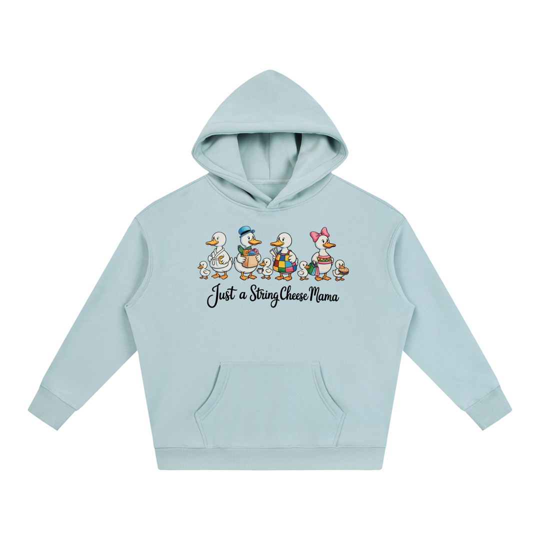 mom lover Just A String Cheese Mama Goose Family Hoodie