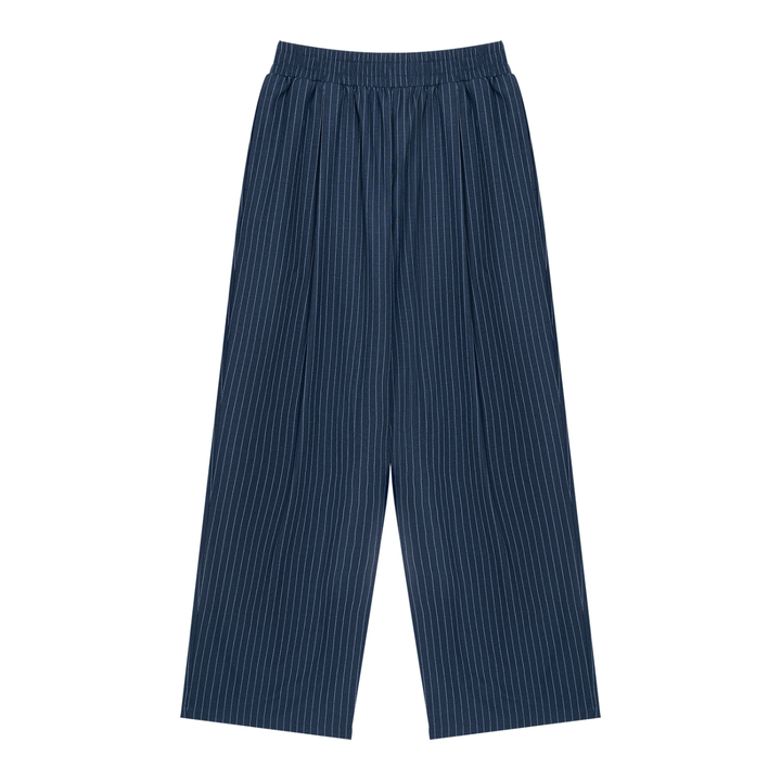 WOMEN PENT  Striped Pleated Pants