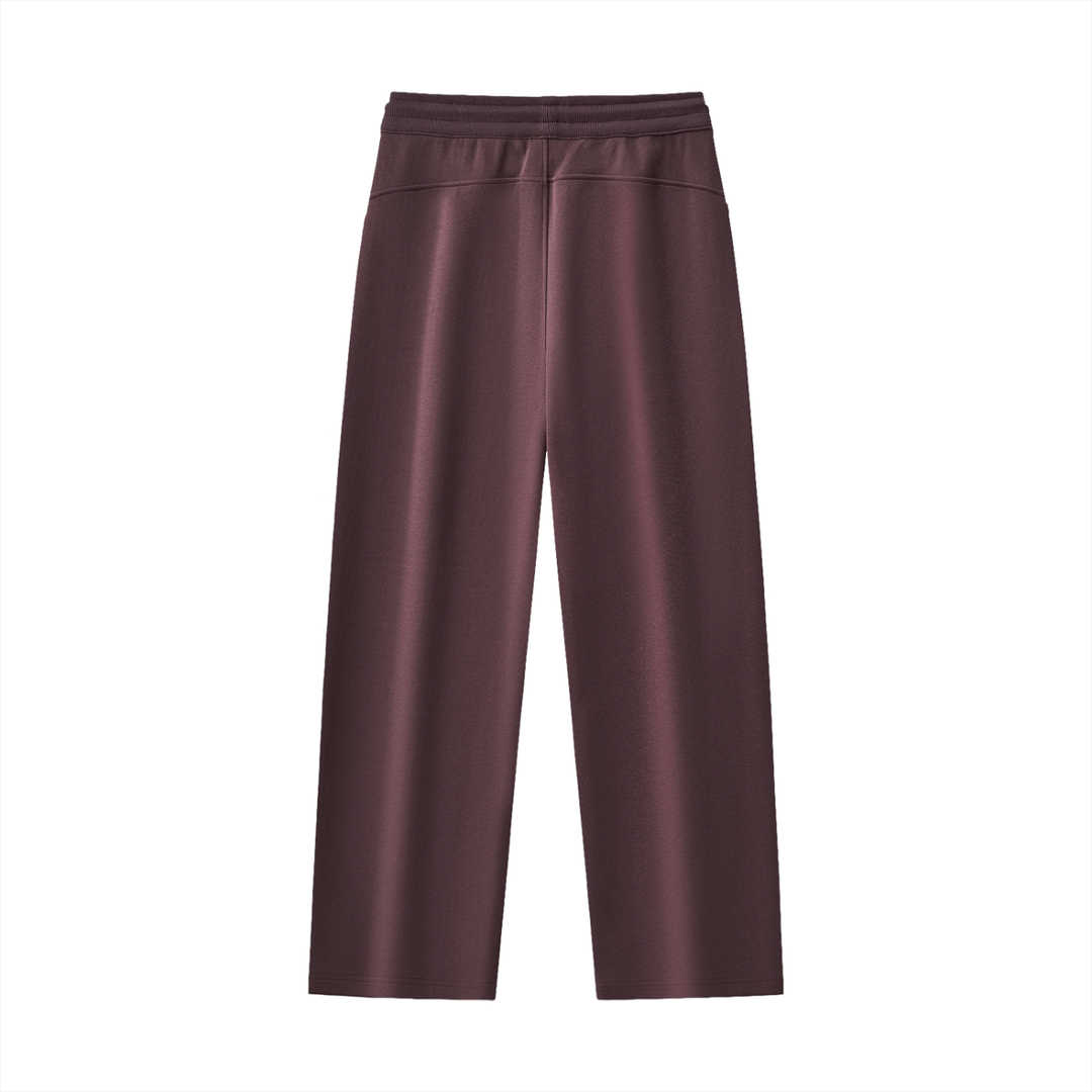 WOMEN PENT Essential Drawstring Straight-Leg Sweatpants