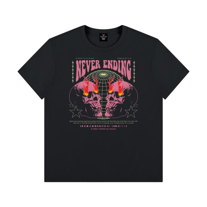 man graphic Regular Fit Crewneck T-Shirt