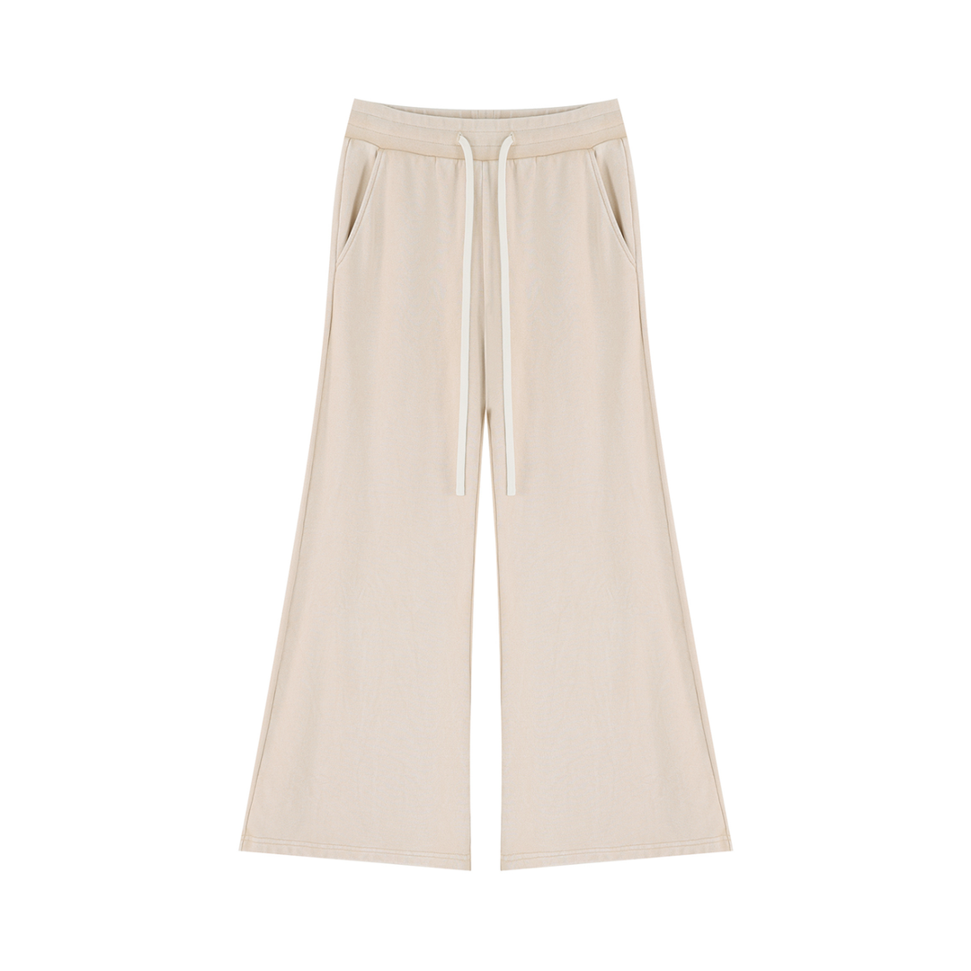 Women PENT  Mineral Wash Flared Leg Sweatpants