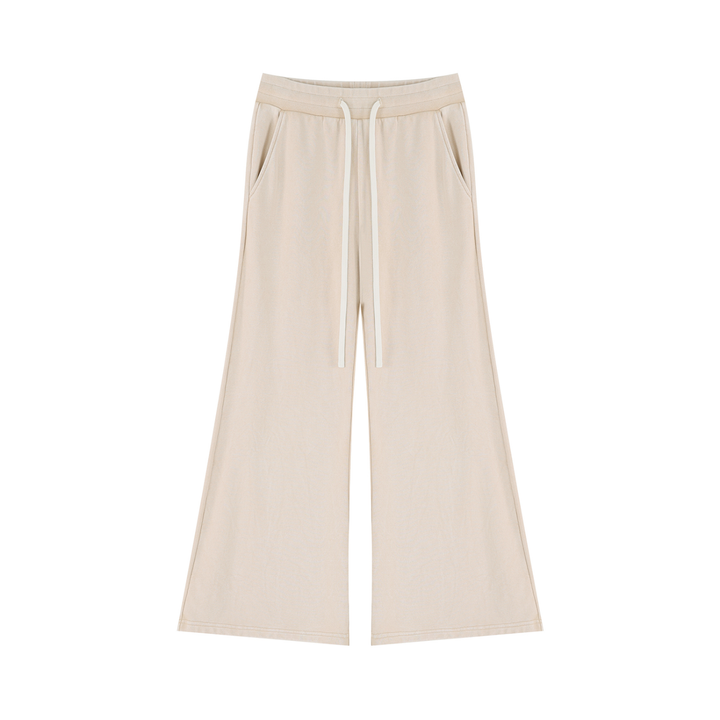 Women PENT  Mineral Wash Flared Leg Sweatpants