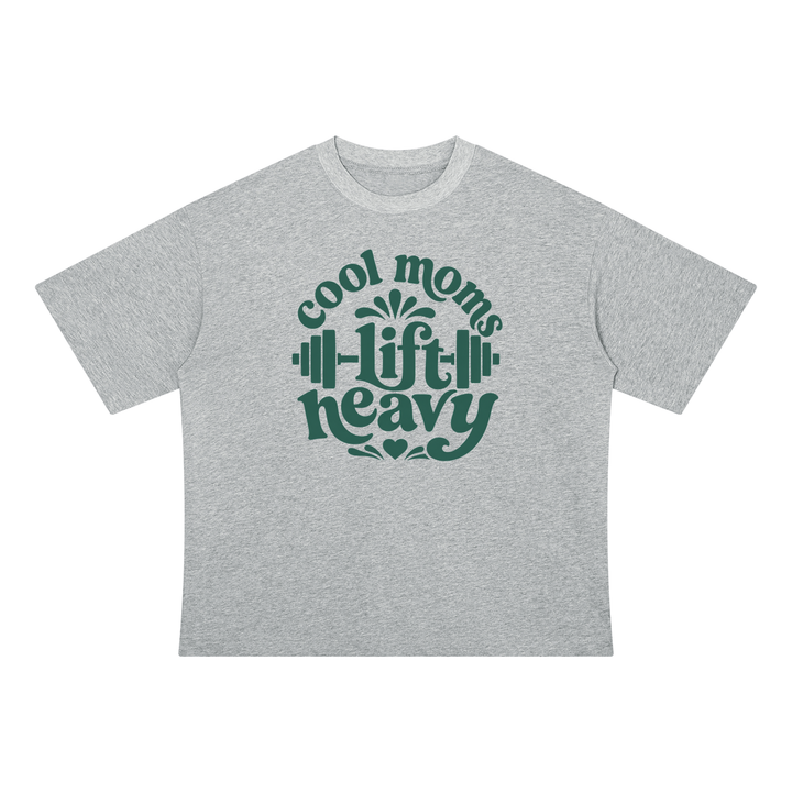 MOM LOVER Drop Shoulder Cotton T-Shirt