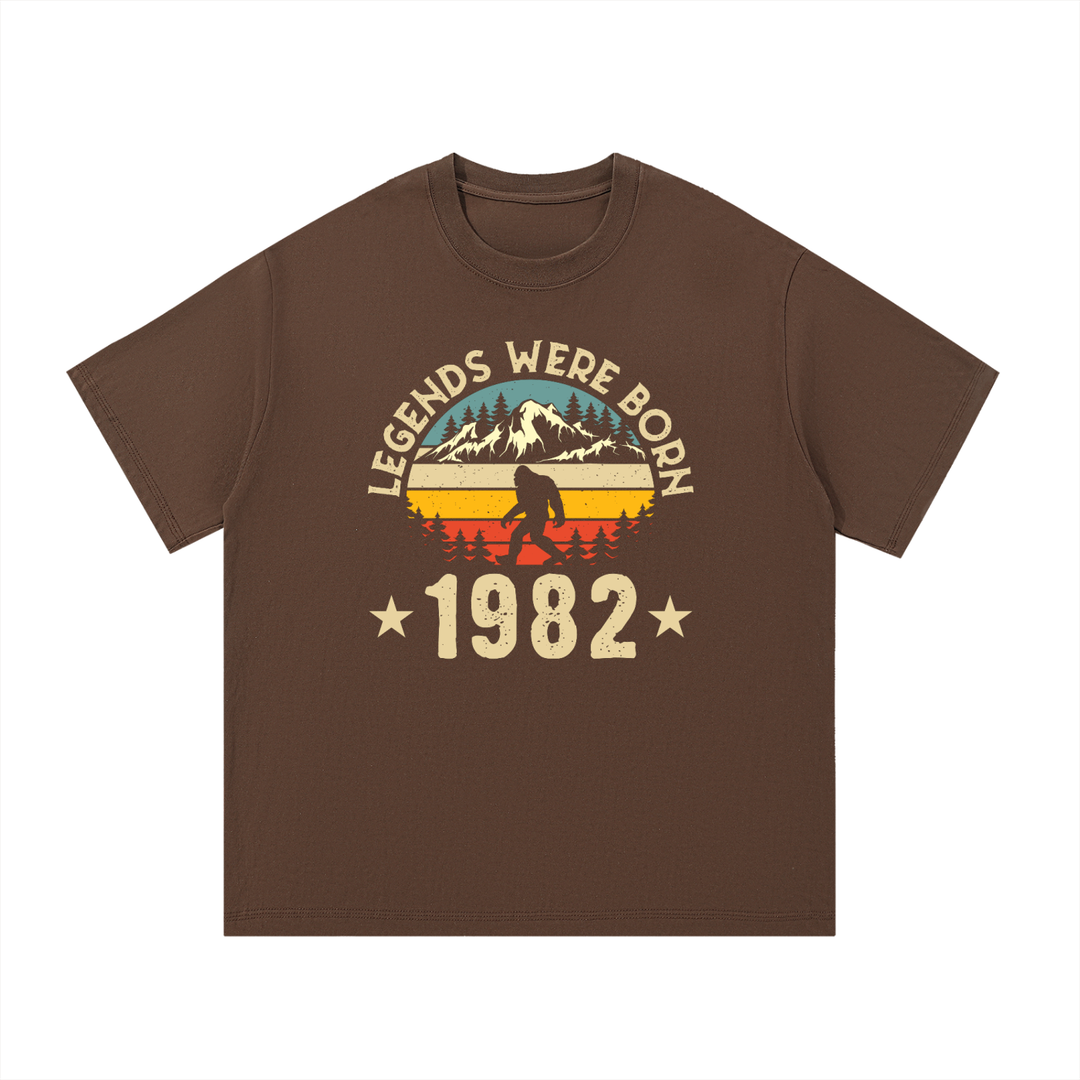 hiking lover Legends Were Born 1982 Retro Birthday Tee
