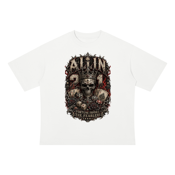 men graphic Unisex Drop Shoulder Cotton T-Shirt