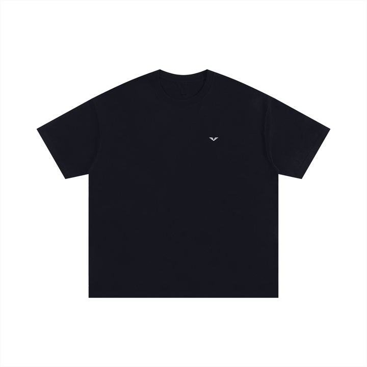 MEN TSHIRT Wing Logo Left-Chest Oversized Cotton Tee