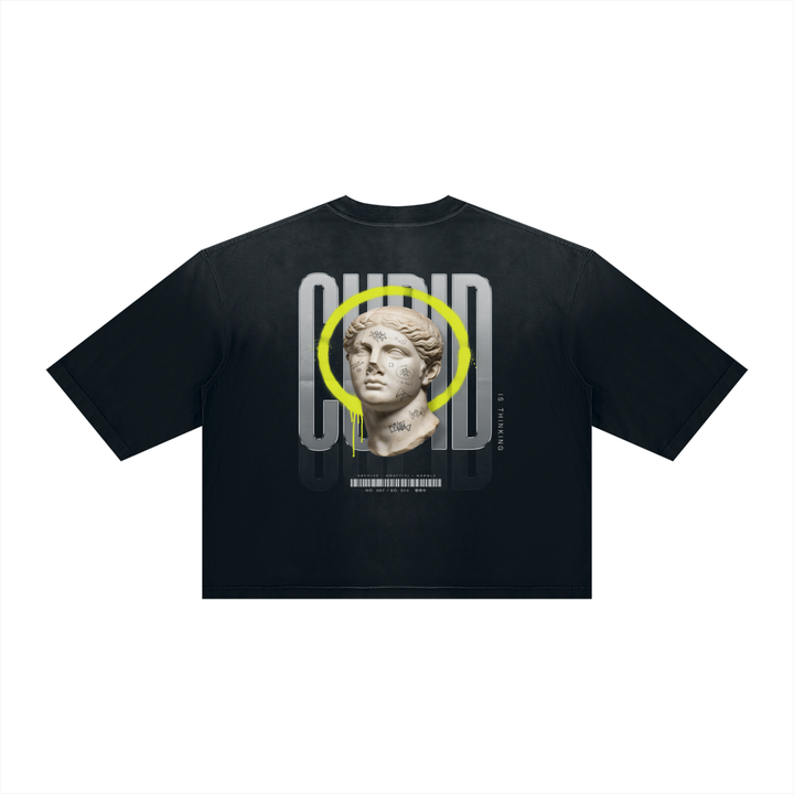 MEN GRAPHIC Vintage Wash Sunfade Boxy T-Shirt
