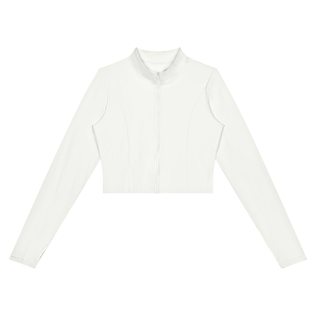 women gym wear Crop Yoga Sports Jacket