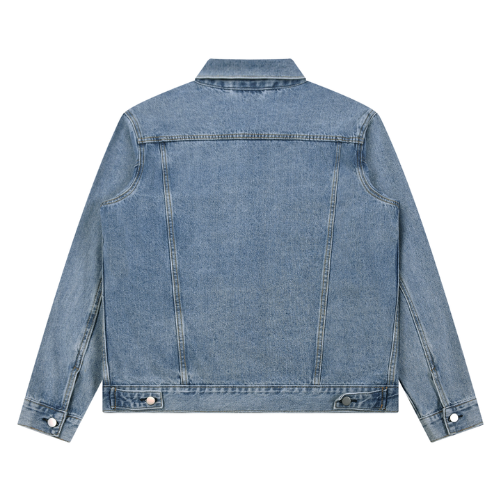 MEN jacket coat Unisex Vintage Wash Denim Jacket