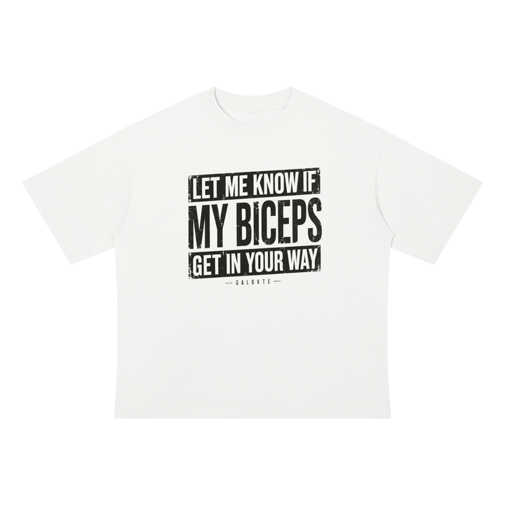MEN GYM Unisex Drop Shoulder Cotton T-Shirt