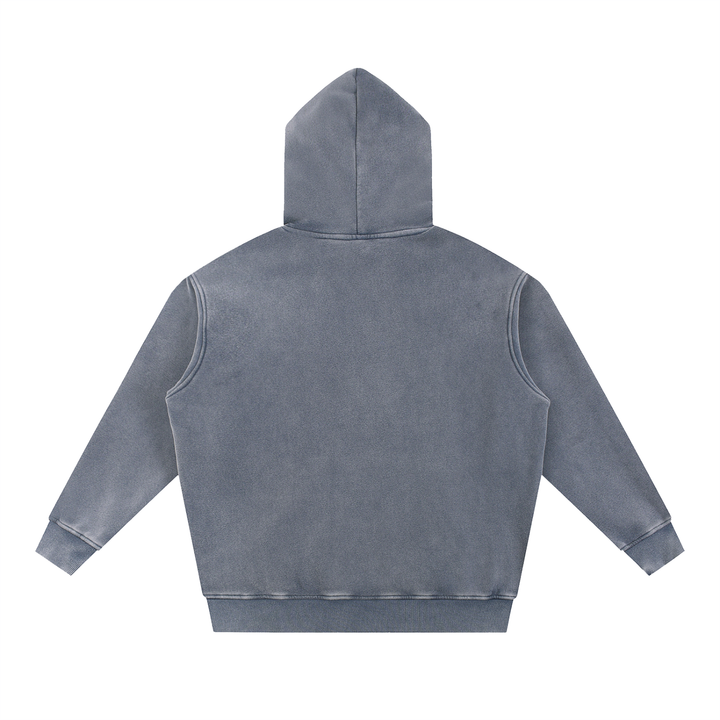 DAD LOVER UNISEX Snow Wash Fleece Oversize Hoodie
