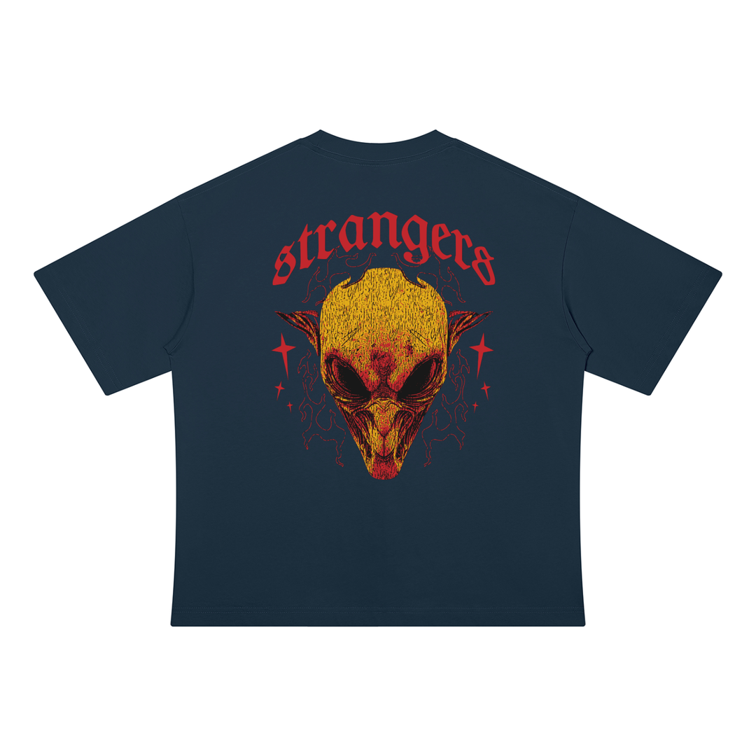 men graphic Drop Shoulder Cotton T-Shirt